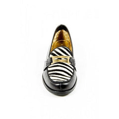 Multicolor 41 EUR - 11 US Avec Modration Womens Loafer FRIDA ANTHRACITE ZEBRA
