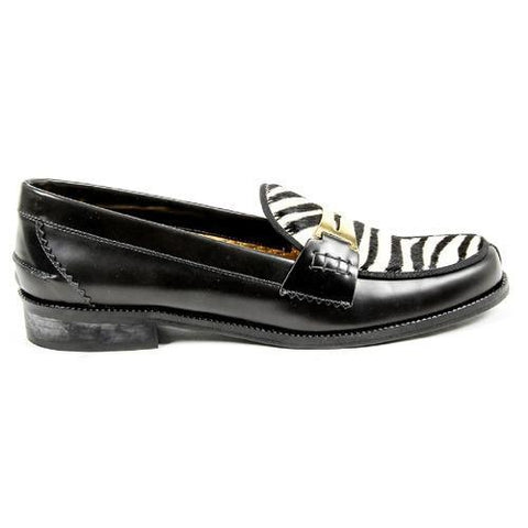 Multicolor 41 EUR - 11 US Avec Modration Womens Loafer FRIDA ANTHRACITE ZEBRA