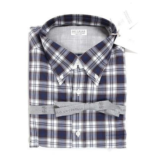 Multicolor XL Brunello Cucinelli Mens Shirt MA6550068 C928