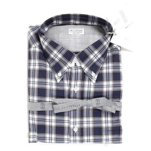 Multicolor XL Brunello Cucinelli Mens Shirt MA6550068 C928