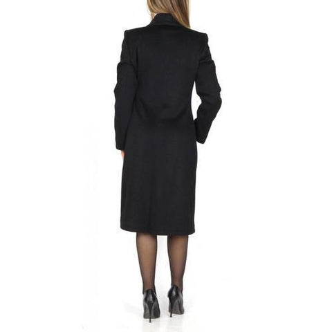 Black 36 IT - 0 US Armani Collezioni Womens Coat SML03T SM600 999