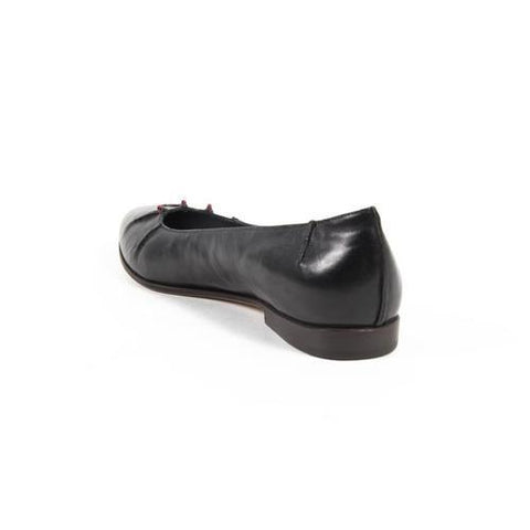 Black 36 EUR - 6 US Henry Cuir Womens Ballerina 1715A CRETA NERO