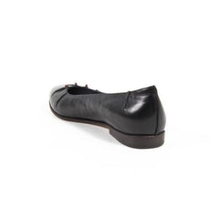 Black 36 EUR - 6 US Henry Cuir Womens Ballerina 1715A CRETA NERO