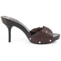 Dark Brown 36 EUR - 6 US Scholl Womens Sandal TOEBAR 7 COCCO