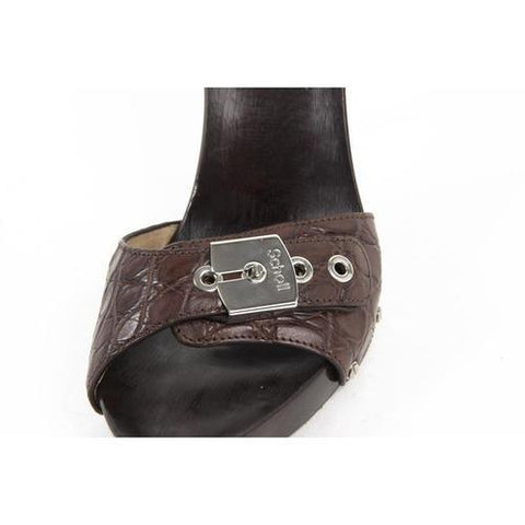 Dark Brown 37 EUR - 7 US Scholl Womens Sandal TOEBAR 7 COCCO