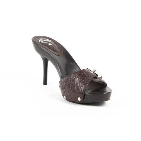 Dark Brown 37 EUR - 7 US Scholl Womens Sandal TOEBAR 7 COCCO