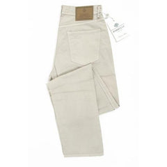 Beige 35 EUR - INT. L Luigi Borrelli Mens Trousers 340 PP 74