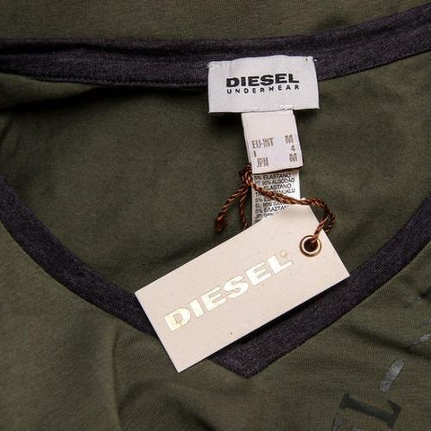 Green XXL Diesel Mens Underwear T-Shirt UMTEE-MICHAEL 00CG26 0KAJC 51F