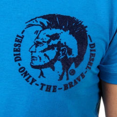 Light Blue S Diesel Mens Underwear T-Shirt UMTEE-MICHAEL 00CG26 0TAIU 88Z