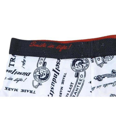 White L Diesel Mens Boxer Trunk UMBX-SHAWN 00CG2N 0JAHH 04