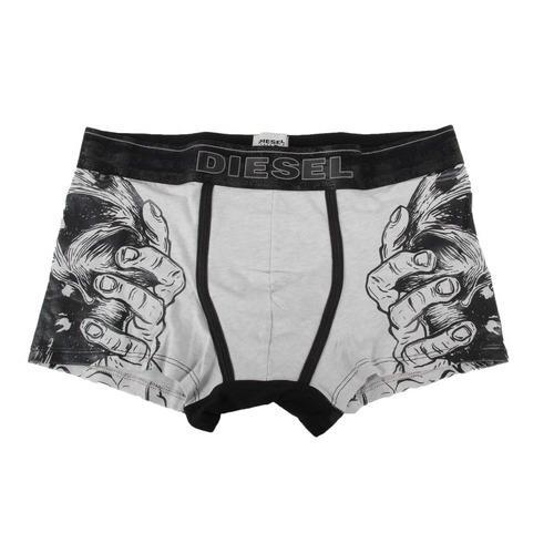 White L Diesel Mens Boxer Trunk UMBX-DAMIEN 00CIYK 0KAJB 04