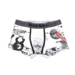 White XS Diesel Mens Boxer Trunk UMBX-DAMIEN 00CIYK 0TAIR 03