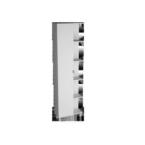 RTA Design Uran Collection - 5 Side Shelves - 1 Door -  High Bathroom Corner Cabinet