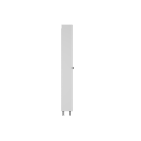 RTA Design Uran Collection - 5 Side Shelves - 1 Door -  High Bathroom Corner Cabinet