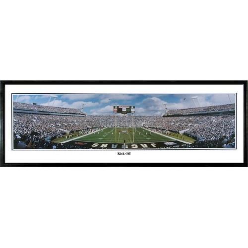 Jacksonville Jaguars Kick Off"  - 13.5"x39" Standard Black Frame"
