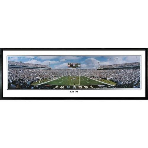 Jacksonville Jaguars Kick Off"  - 13.5"x39" Standard Black Frame"