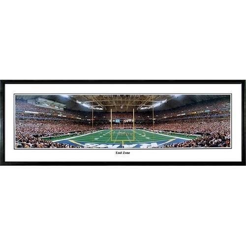 St. Louis Rams End Zone"  - 13.5"x39" Standard Black Frame"