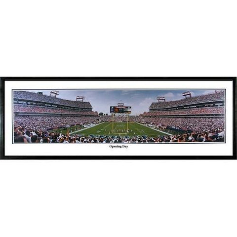 Tennessee Titans Opening Day"  - 13.5"x39" Standard Black Frame"