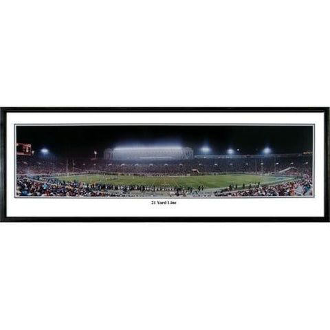 Chicago Bears 21 Yard Line"  - 13.5"x39" Standard Black Frame"