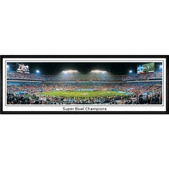 Indianapolis Colts Super Bowl Champions"  - 13.5"x39" Standard Black Frame"