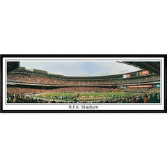Washington Redskins R.F.K. Stadium" - 13.5"x39" Standard Black Frame"