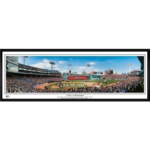 Boston Red Sox A Day To Remember"  - 13.5"x39" Standard Black Frame"