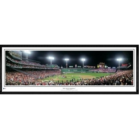 Boston Red Sox ALCS Champions"  - 13.5"x39" Standard Black Frame"