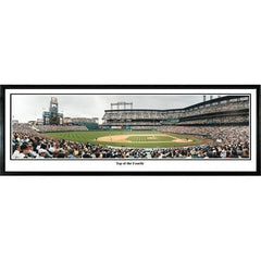 Colorado Rockies Top Of The Fourth" - 13.5"x39" Standard Black Frame"