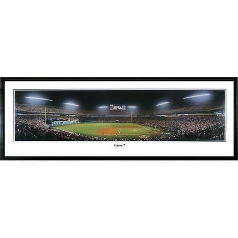 Florida Marlins Game 7" - 13.5"x39" Standard Black Frame"