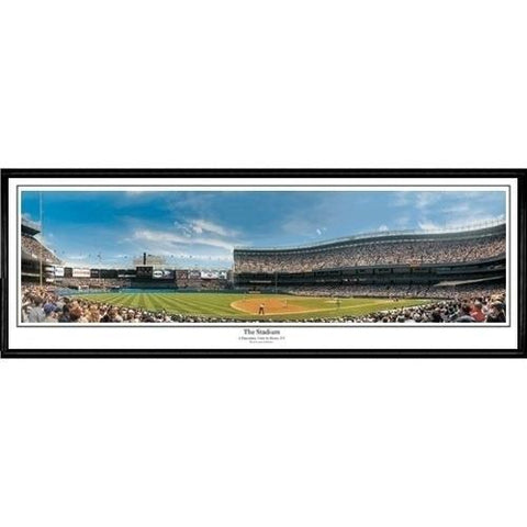 New York Yankees The Stadium"  - 13.5"x39" Standard Black Frame"
