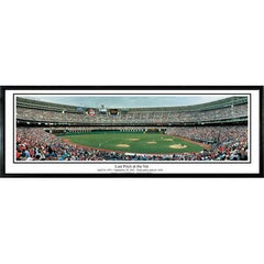 Philadelphia Phillies Last Pitch At The Vet" - 13.5"x39" Standard Black Frame"