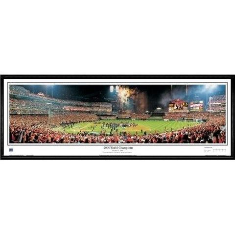 St. Louis Cardinals 2006 World Champions"  - 13.5"x39" Standard Black Frame"