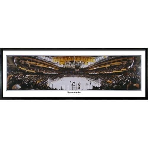 Boston Bruins  Boston Garden" - 13.5"x39" Standard Black Frame"