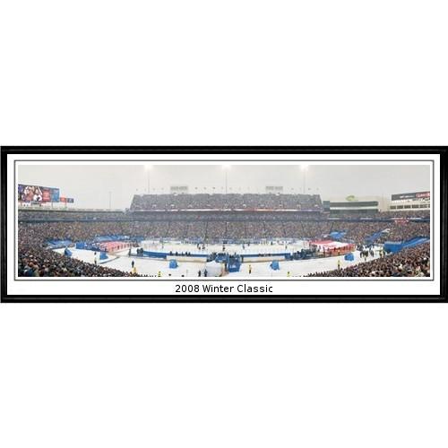 Buffalo Sabers 2008 Winter Classic"  - 13.5"x39" Standard Black Frame"