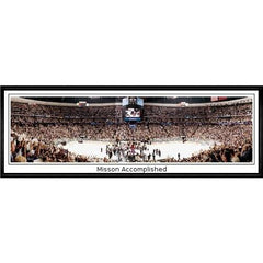Colorado Avalanche Mission Accomplished"  - 13.5"x39" Standard Black Frame"