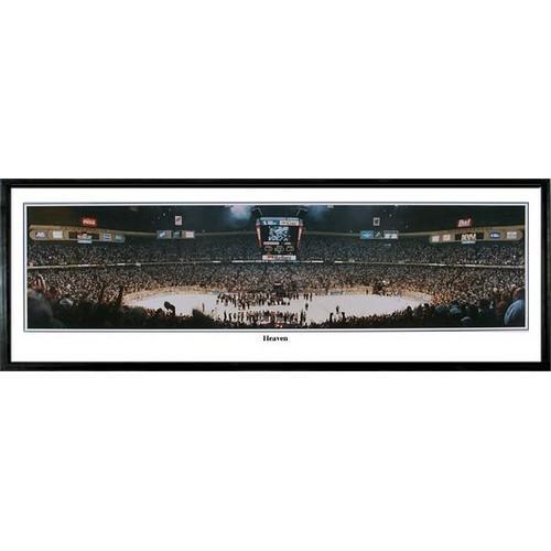 New Jersey Devils Heaven" - 13.5"x39" Standard Black Frame"