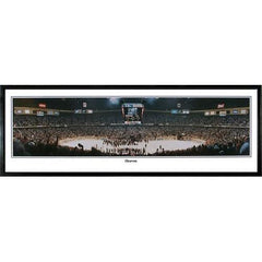 New Jersey Devils Heaven" - 13.5"x39" Standard Black Frame"