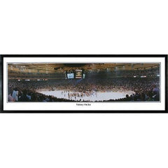 New York Rangers Victory On Ice" - 13.5"x39" Standard Black Frame"