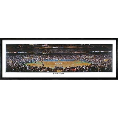 Boston Celtics Boston Garden" - 13.5"x39" Standard Black Frame"