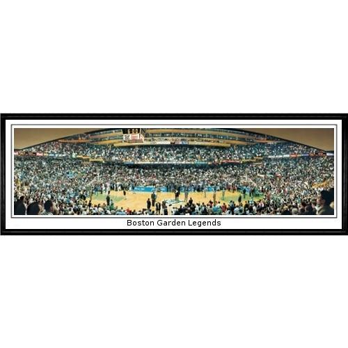 Boston Celtics Boston Garden Legends"  - 13.5"x39" Standard Black Frame"