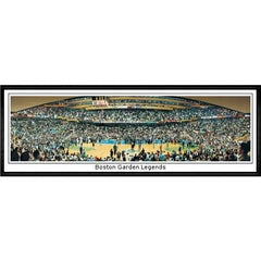 Boston Celtics Boston Garden Legends"  - 13.5"x39" Standard Black Frame"