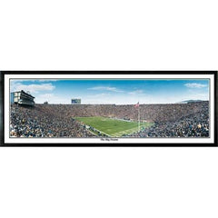 Michigan Wolverines Big House" - 13.5"x39" Standard Black Frame"