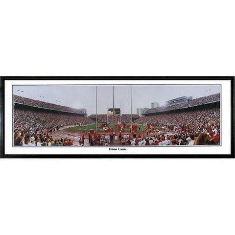 Ohio State Buckeyes Home Game" - 13.5"x39" Standard Black Frame"