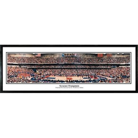 Syracuse University Orangemen Syracuse Orangemen"  - 13.5"x39" Standard Black Frame"