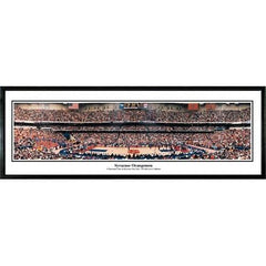 Syracuse University Orangemen Syracuse Orangemen"  - 13.5"x39" Standard Black Frame"