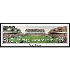 Texas A&amp;M Texas Aggies"  - 13.5"x39" Standard Black Frame"