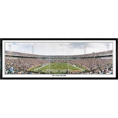University Of Virginia View From The Hill" - 13.5"x39" Standard Black Frame"