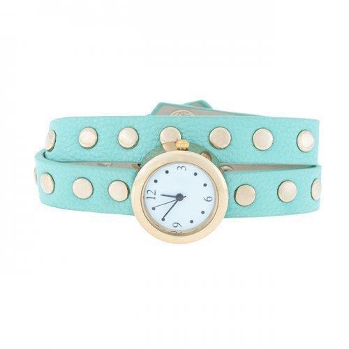 Mint Round Studded Wrap Watch (pack of 1 ea)