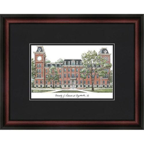 University of Arkansas Academic" Framed Lithograph"