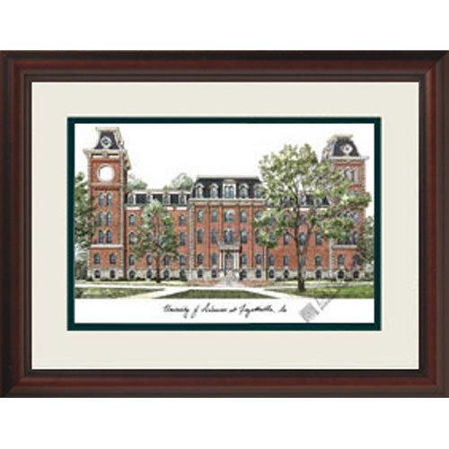University of Arkansas Alumnus" Framed Lithograph"